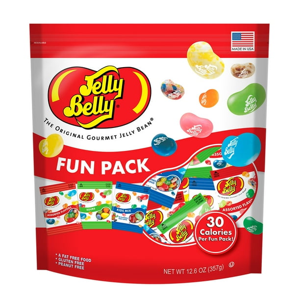 Jelly Belly GlutenFree Assorted Fun Pack Jelly Beans, 12.6 Oz