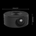 thumbnail image 3 of YT200 Mini Portable Projector Support Mobile Power Supply 1080P for Convenient Fun and Various Projection Choices, 3 of 4