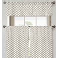 thumbnail image 2 of Tobia Geometric Cotton Kitchen Curtain & Tier Set, 2 of 3