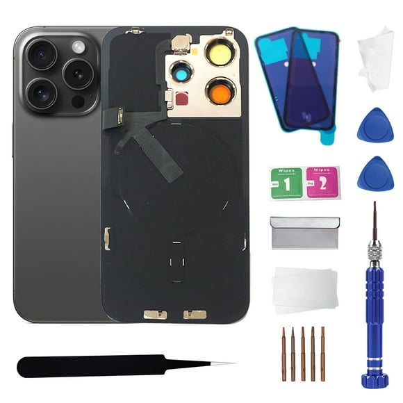 Reemplazo de cristal trasero ZNZHKR 15 Pro para iPhone 15 Pro de 6.1 pulgadas