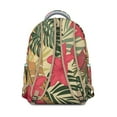 thumbnail image 3 of Hawaii Tropical Wind Palm Leaves Daypack for Students: Durable Lightweight Laptop Backpack, Large Capacity Bookbag, Perfect Gift for High School, College and Campus Commute Needs, 3 of 6