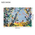 thumbnail image 4 of Yayeee Bath Rug for Bathroom Floor Non Slip Rectangle Fluffy Soft Absorbent Mat, 16"x24", Colorful Leaves, 4 of 7