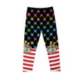thumbnail image 6 of MKOSPLRT Christmas Tight Leggings for Toddler Girls Xmas Printed Yoga Pants Santa Holiday Tights Leggins High Waist Sport Leggings 3-8Y, 6 of 6