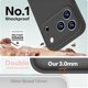 thumbnail image 3 of Funda de Silicona Premium, Forro de Microfibra, a Prueba de Golpes, para iPhone 17 Pro 6.3", Negro, 3 of 7
