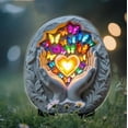 thumbnail image 4 of SLYNSHome 2D Flat Butterfly Garden Stake Decor with Lights,Waterproof Yard Art Sign for Mom, Mothers Day Ideal Gifts, Outdoor Lawn Pathway Patio Plant Pot, Flower Bed, 4 of 5