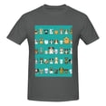 thumbnail image 4 of Bingfone Cartoon Dogs Men'S Loose Fit Short-Sleeve Pocket T-Shirt, 4 of 7