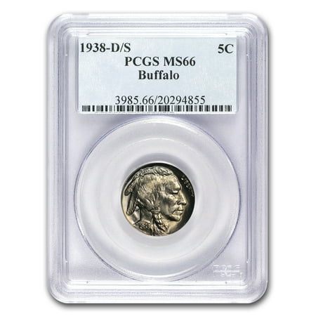 1938-D/S Buffalo Nickel MS-66 PCGS