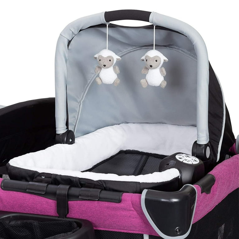 Baby Trend Retreat Portable Nursery Center w Bassinet Changing Table Purple