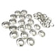 thumbnail image 1 of 30 Juegos Metálicos de Forma Redonda, O Metálicos para álbumes de Recortes de 10 Mm, Hebil de Cuero, Accesorios para Bolsos de Ropa Pta Macarena Ojales con arandela, 1 of 8