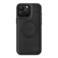 thumbnail image 3 of Designed for iPhone 13 Pro Max Magnetic Phone Case,Compatible with Mag-Safe,Heavy Duty Protection,PU Leather Shockproof Non-Slip Durable Rugged Ultra Slim Thin Fit Phone Case,Black, 3 of 7