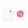 thumbnail image 3 of T-shirts Filles Été Imprimé Recto-Verso Col Rond Manches Courtes Décontracté Tops Filles Blanc 3-4 Ans, 3 of 3
