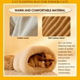 thumbnail image 7 of Winter Plush Cat Sleeping Bag Cat Couch Cozy Pet Enclosed Bed Warm Cat Sleeper Bed Napper For Cats, 7 of 7