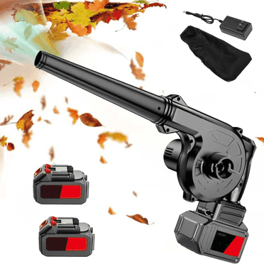Mini Leaf Blower,21V Handheld Cordless Leaf Blower with Charger and 2 Battery,Lightweight Battery Powered Leaf Blower for Lawn Care Patio Yard Sidewalk Snow