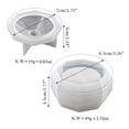 thumbnail image 5 of Aellinatey 2Pcs Sealed Jar Mold Storage Bottle with Lid Epoxy Resin Mould DIY Container, 5 of 10