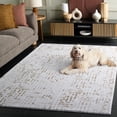 thumbnail image 3 of SAFAVIEH Slate Leilah Abstract Area Rug, Ivory/Taupe, 9' x 12', 3 of 11