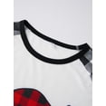 thumbnail image 4 of Christmas Family Matching Pajamas Set Long Sleeve Plaid Tops and Pants Set, 4 of 10