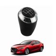 thumbnail image 2 of Car 6 Speed Gear Shift Knob Cover for CW 6 5 3 Series -7 MX-5 2003-2017 PU Leather Shifter Head, 2 of 5