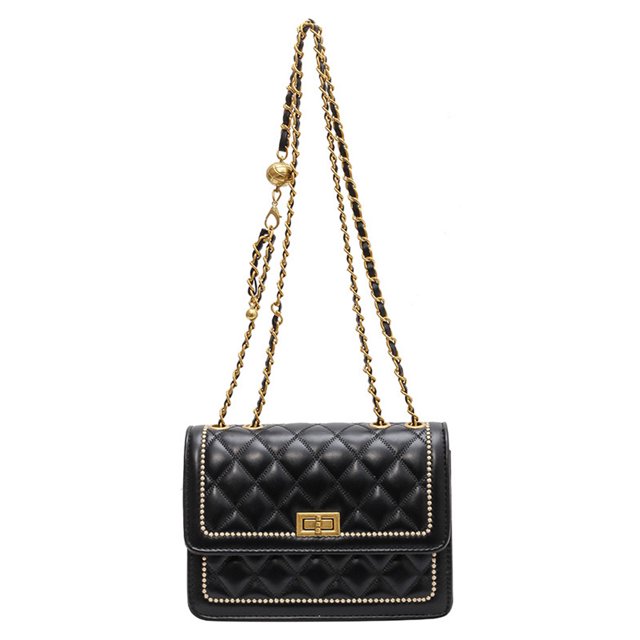 Bolso de hombro para mujer, bolso cruzado con correa de cadena, bolso de mano