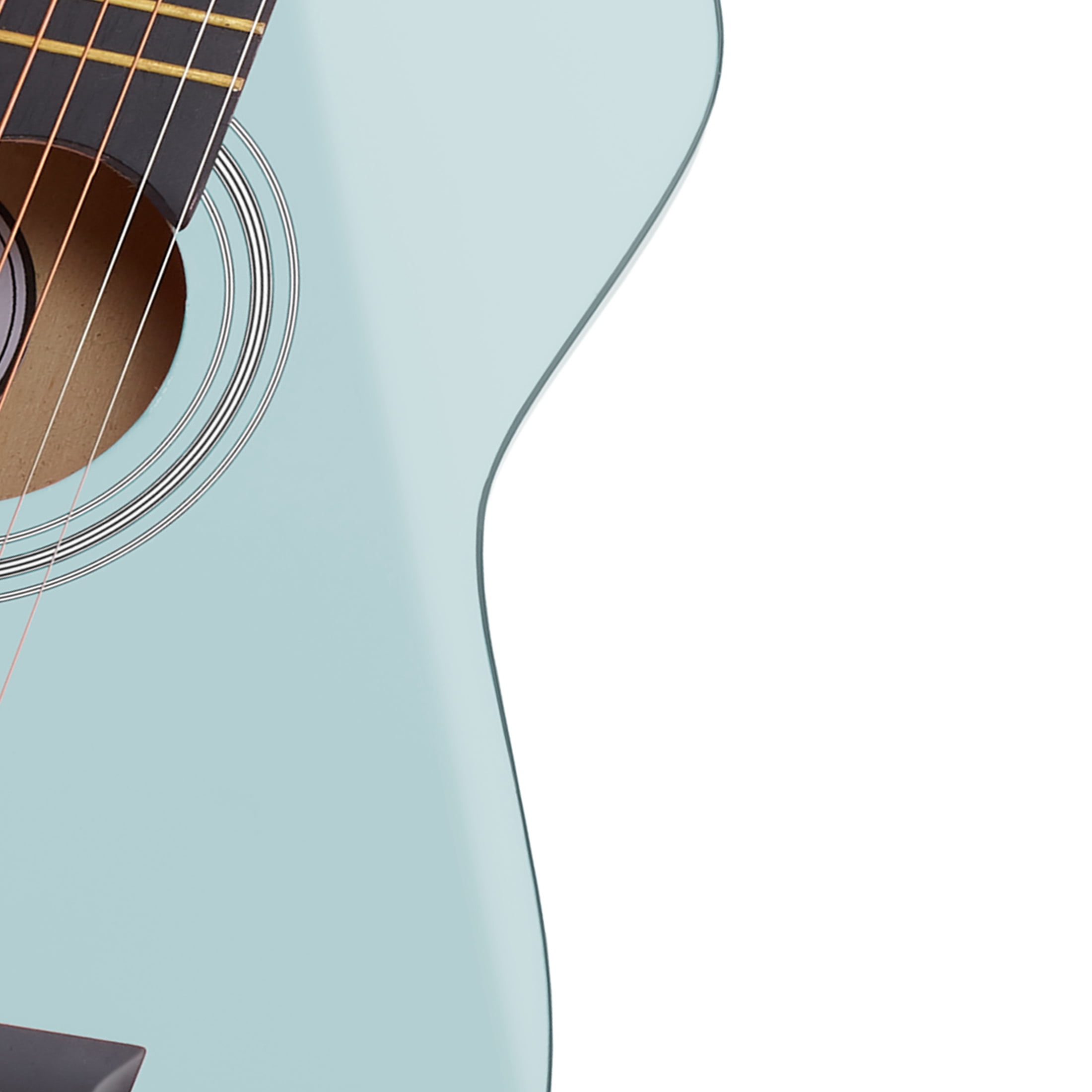 Yunken 41-inch Beginner Cutaway Acoustic Guitar Package, Full Size Basic Starter Kit w/Gig Bag, Strings, Strap, Tuner, Picks-mint green