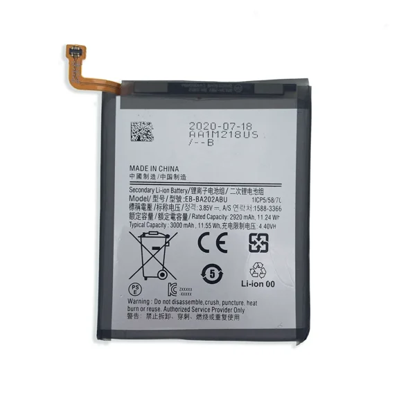 Replacement Battery For Samsung Galaxy A10E 2019 SM-A102U EB-BA202ABU 3000mAh