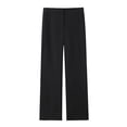 thumbnail image 3 of HH TRAF Pantalones anchos informales de cintura alta con bolsillos laterales para mujer 2024, pantalones ajustados sólidos con cremallera, ropa de calle, 3 of 5