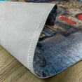 thumbnail image 5 of Ambesonne Medieval Place Mats Set of 4, Old Stone House Town, Standard Size, Grey Red Brown, 5 of 6