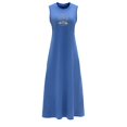 thumbnail image 1 of Vestido largo de verano para mujer, vestido de playa de verano, vestido de cuello redondo para viajar y trabajar , xxl, 1 of 7