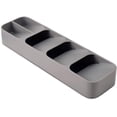 thumbnail image 1 of DAMAIE Kitchen Drawer Organizer Tray for Cutlery Silverware, Gray, 1 of 5