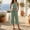 Mint Green, variant on Women's 2-Piece Linen-Look Lounge Set, Sleeveless Crop Top with High Waist Drawstring Capri Pants, Summer Casual Beach Vacation Outfit Army Green L