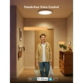 thumbnail image 3 of Govee Smart Ceiling Light, RGBIC LED Ceiling Light Fixture, 2400LM Flush Mount Light Fixture, DIY Colors, Works with Alexa, 2200K-6500K Ceiling Lights for Bedroom, Living Room, 12 Inch, 1 Pack, 3 of 10