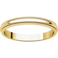 thumbnail image 4 of 2.5mm Milgrain Band in 10k Yellow Gold - Size 8, 4 of 9