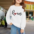 thumbnail image 4 of Mercatoo Heart Sweatshirts for Teen Girls Cute Trendy Oversized Hoodies Long Sleeve Crewneck Fall Winter Pullover Sweater, 4 of 7