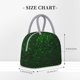 thumbnail image 2 of Easygdp Green Sparkling Bolsa de Almuerzo Insulada Grande, Forro de Aluminio, Diseño Espacioso, a Prueba de Fugas, Ideal para Trabajo, Picnics, Viajes y Actividades al Aire Libre, 2 of 6