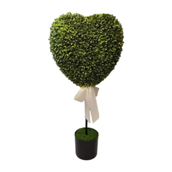 Gytml 32.28In Heart Shaped Bonsai, Heart Topiary Trees With Planter Pots, Valentine'S Day Artificial Potted Floral Decor For Indoor Outdoor Home Porch Decor Green-82cm