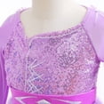 thumbnail image 6 of BENJAMJAM 2-10Y Elsa Purple Princess Dress with Sparkly Bodice, Long Sleeves, Tulle , Costume for Dress-Up & Parties, 6 of 9