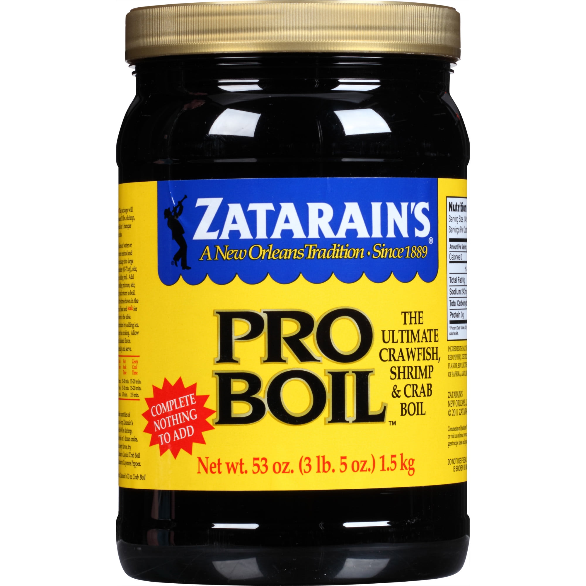 Zatarain's Seafood ProBoil, 53 oz