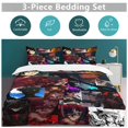 thumbnail image 5 of Black Clover Anime Home Bed 3-piece Set, Classic Japanese Anime Polyester Wash Student Dormitory Set, 5 of 5