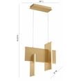 thumbnail image 3 of 37346-010 Eurofase Lighting Coburg - 35W 1 LED Pendant In Modern and Contemporary Style-19.25 Inches Tall and 8 Inches Wide-Painting Bronze Finish, 3 of 3