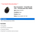 thumbnail image 2 of Rear Accumulator - Compatible with 1992 - 1993 Mercedes-Benz 500SEL, 2 of 2