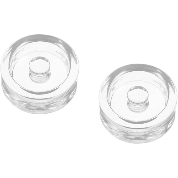 Glass Fermentation Weights with Easy Grip Handle,2 Pack Fermented Glass Jar Kimchi Heavy Stone Pickling Jars Weights Mason Jars Fermenting Lids