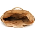 thumbnail image 4 of Kukuzhu Womens Large Straw Beach Tote Bag Hobo Summer Handwoven Bags Purse wth Pom Poms, 4 of 6