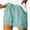 Mint Green, variant on Staron Summer Plus Size Shorts for Women Casual Loose Elastic Waist Drawstring Pocket Comfy Solid Color Beach Vacation Lounge Pants, Mint Green XL