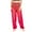 Red, variant on Women's Bohemian Yoga Pants High Waist Dancing Floral Thai Comfy Boho Harem Pants Drawstring Yoga Boho Palazzo PJ Clothing
