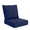 Navy Blue, variant on U-HOMY Outdoor Dining Chair Cushion with Ties and Handle, Patio Cushion for Dining Chairs