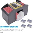 thumbnail image 4 of HELIAHO Automatic Card Shuffler, Electric Shuffling Machine Battery Operated Playing Card Shuffler Card Shuffler Electronic for Poker, Rummy, Etc Poker Card Shuffler CJ911-95475, 4 of 7
