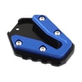 thumbnail image 1 of Zorion Motorcycle Kickstand Plate, Motorcycle Stand Pad, Enlarged Bottom Foot Extension Blue, 1 of 9
