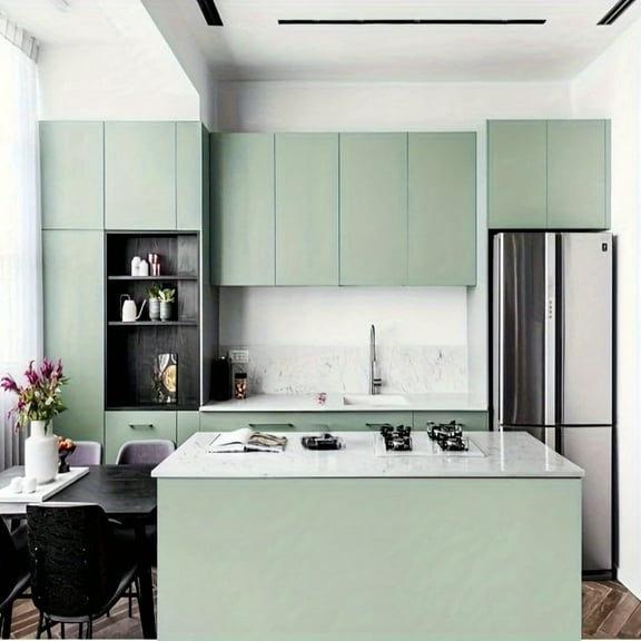 GYTY Self-Adhesive Vinyl Wallpaper Roll - Detachable Textured Pattern for Kitchen, Bedroom, Living Room Surfaces - Easy Peel and Stick for Home Decor and Furniture Renovation, Random Match Style