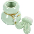thumbnail image 5 of PRETYZOOM Ceramic Easter Bunny Cookie Jar with Lid Rabbit Candy Dish Rabbit Bowl Loose Leaf Tea Canister Decorative Canister Ceramic Candy Jar for Ester Party Table Centerpiece Green, 5 of 9