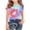 Red2, variant on Girls Tie Dye Shirts Crewneck Short Sleeve Shirt Kids Summer Fashion Casual Tees Tops for 3-14 Years