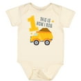 thumbnail image 3 of Inktastic Dump Truck 1st Birthday Boys or Girls Baby Bodysuit, 3 of 5